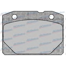 AC465686D AC Delco Комплект тормозных колодок, дисковый тормоз