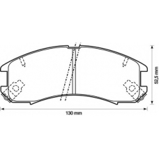 572317S STOP Комплект тормозных колодок, дисковый тормоз