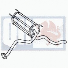 240456 KLARIUS Глушитель выхлопных газов конечный
