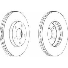 DDF1250C FERODO Тормозной диск