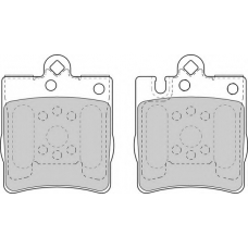 DBP221322 DURON Комплект тормозных колодок, дисковый тормоз