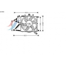 OL7520 AVA Вентилятор, охлаждение двигателя