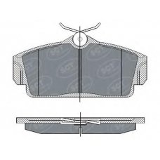 SP 269 SCT Комплект тормозных колодок, дисковый тормоз