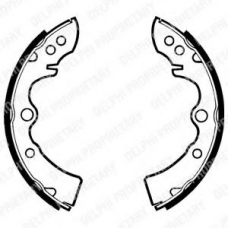 LS1275 DELPHI Комплект тормозных колодок