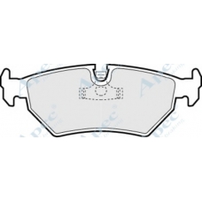 PAD656 APEC Комплект тормозных колодок, дисковый тормоз