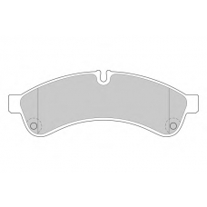 1085 SIMER Комплект тормозных колодок, дисковый тормоз