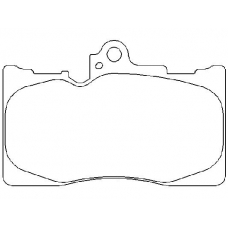 P 83 072 BREMBO Комплект тормозных колодок, дисковый тормоз