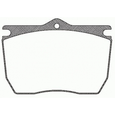 JCA 824.20 REMSA Комплект тормозных колодок, дисковый тормоз