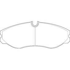 WBP21481A WAGNER LOCKHEED Комплект тормозных колодок, дисковый тормоз