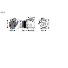 MTAK212 AVA Компрессор, кондиционер
