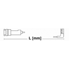 WK45306 RUVILLE Сигнализатор, износ тормозных колодок