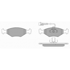 346.8 SIMER Комплект тормозных колодок, дисковый тормоз