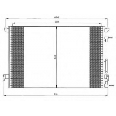35453 NRF Конденсатор, кондиционер