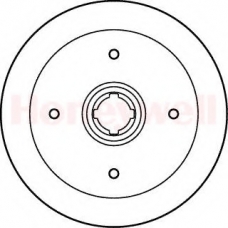 561134B BENDIX Тормозной диск