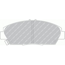 FSL904 FERODO Комплект тормозных колодок, дисковый тормоз