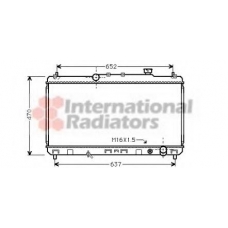 53002235 VAN WEZEL Радиатор, охлаждение двигателя