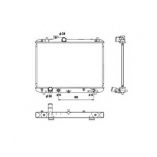 53578 NRF Радиатор, охлаждение двигателя