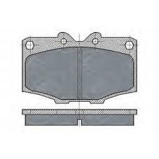 SP 205 PR SCT Комплект тормозных колодок, дисковый тормоз