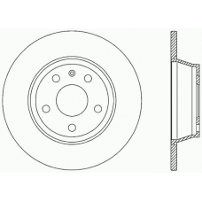 BDR2449.10 OPEN PARTS Тормозной диск