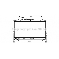 HY2097 Prasco Радиатор, охлаждение двигателя