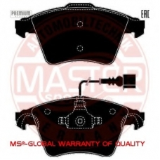 13046071912N-SET-MS MASTER-SPORT Комплект тормозных колодок, дисковый тормоз