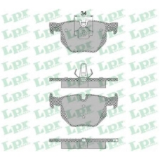 05P1472 LPR Комплект тормозных колодок, дисковый тормоз