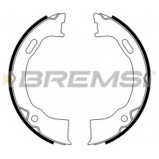 GF0428 BREMSI Комплект тормозных колодок, стояночная тормозная с