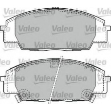 598907 VALEO Комплект тормозных колодок, дисковый тормоз