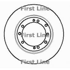 FBD367 FIRST LINE Тормозной диск