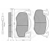 9696 OPTIMAL Комплект тормозных колодок, дисковый тормоз