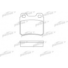 PBP586 PATRON Комплект тормозных колодок, дисковый тормоз