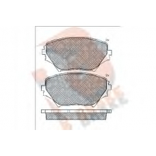 RB1519 R BRAKE Комплект тормозных колодок, дисковый тормоз
