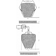 10682 BSF Комплект тормозных колодок, дисковый тормоз