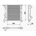 350213618000 MAGNETI MARELLI Радиатор, охлаждение двигателя
