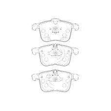 WBP23404A WAGNER LOCKHEED Комплект тормозных колодок, дисковый тормоз