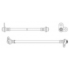 512784 KAWE Тормозной шланг