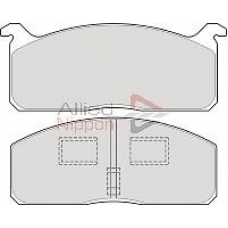 ADB0264 COMLINE Комплект тормозных колодок, дисковый тормоз