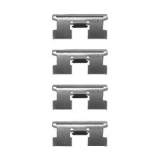 BFK763 QUINTON HAZELL Комплектующие, колодки дискового тормоза