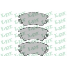05P1467 LPR Комплект тормозных колодок, дисковый тормоз