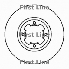 FBD248 FIRST LINE Тормозной диск