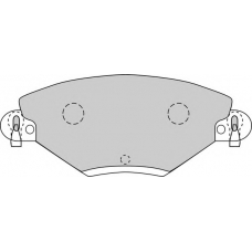 DBP341411 DURON Комплект тормозных колодок, дисковый тормоз