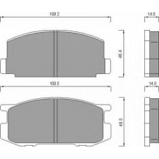 AC440581D AC Delco Комплект тормозных колодок, дисковый тормоз