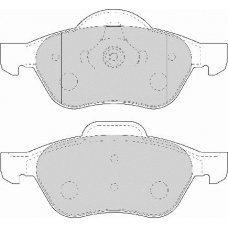 FD7010A NECTO Комплект тормозных колодок, дисковый тормоз