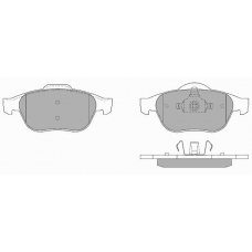 835 SIMER Комплект тормозных колодок, дисковый тормоз