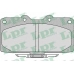 05P1027 LPR Комплект тормозных колодок, дисковый тормоз
