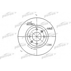 PBD4183 PATRON Тормозной диск