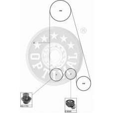 SK-1162 OPTIMAL Комплект ремня грм