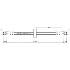 VBH944 MOTAQUIP Тормозной шланг