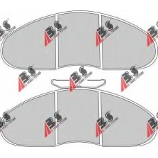 37207 ABS Комплект тормозных колодок, дисковый тормоз