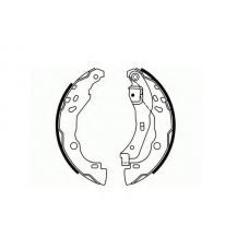 SS 549 SCT Комплект тормозных колодок, стояночная тормозная с